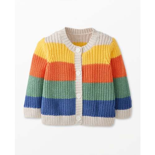 Baby Rainbow Striped Cardigan | Hanna Andersson