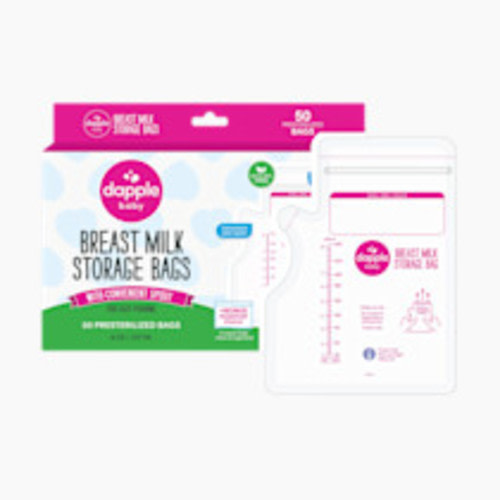 Dapple Temp-Sensing No-Leak Breast Milk Storage Bag with Easy Pour Spout - 50