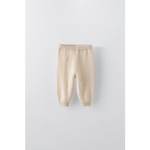 Cashmere Hammer Pants - Light Beige | ZARA