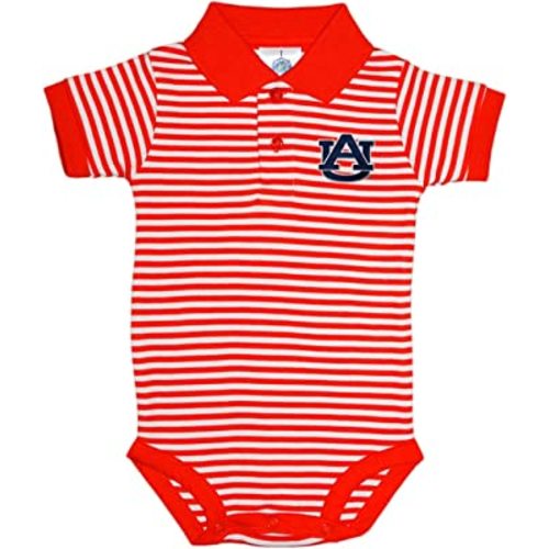 Auburn University Tigers Newborn Striped Polo Bodysuit