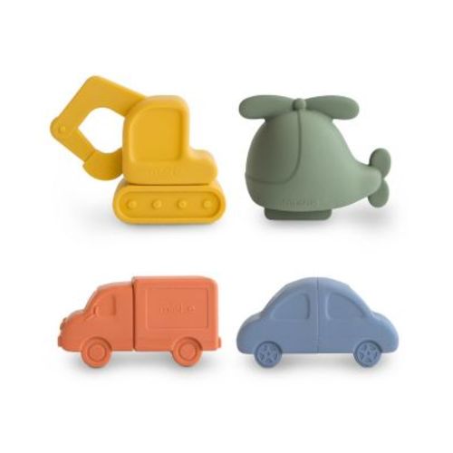 Vehicles Mold Free Bath Play Set - 4 Pack - Ages 10 months+