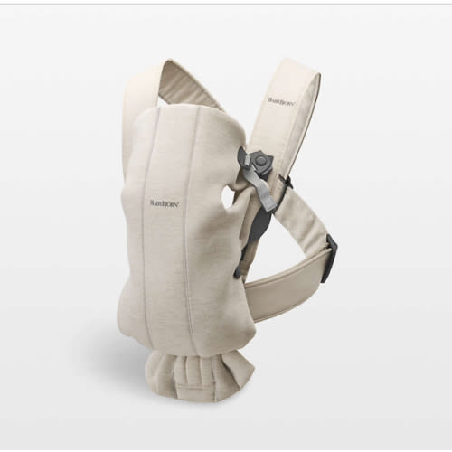 BABYBJÖRN ™ Light Beige Mini 3D Jersey Baby Carrier