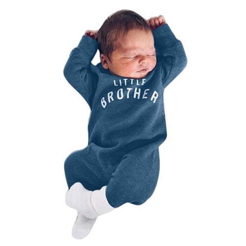 Gerichy Winter Baby Boys Little Brother Romper Jumpsuit Bodysuit Clothes Outfits Winter Clothes Outfit