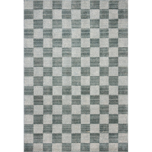Chris Loves Julia x Loloi Calvin Blue / Ivory Area Rug & Reviews | Birch Lane