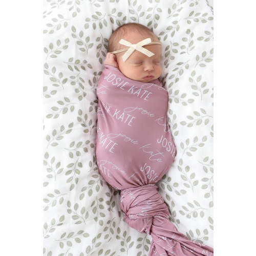 Personalized Baby Name Swaddle Blanket
