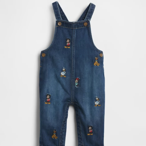 Gap × Disney Baby Denim Overalls