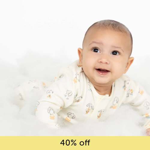 puppy play organic cotton magnetic parent favorite footie