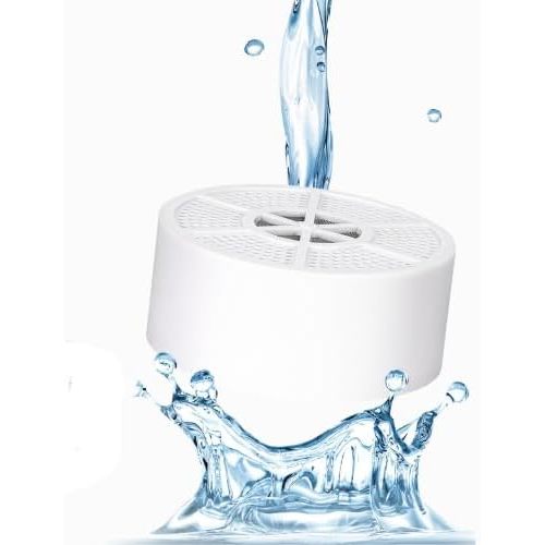 Bath Filter for Tub Faucet - 11 Stage Bathtub Water Filter with Vitamin C - Removes Chlorine & Contaminants - Bath Water Filter for Baby & Kids - Healthy Skin & Hair (White-Replacement)