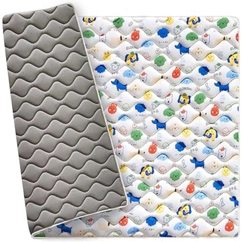 Premium Foam Baby Play Mat 47" X 47", Thick One-Piece Crawling Mat, Odorless Baby Mat Floor Mat, Non-Slip Cushioned Baby Playmat for Infants,Babies,Toddlers. Machine Washable for Easy Care.
