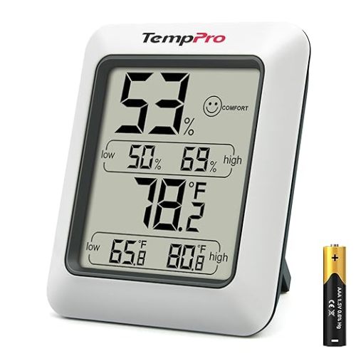 TempPro TempAir TP50 Digital Hygrometer Indoor Room Thermometer