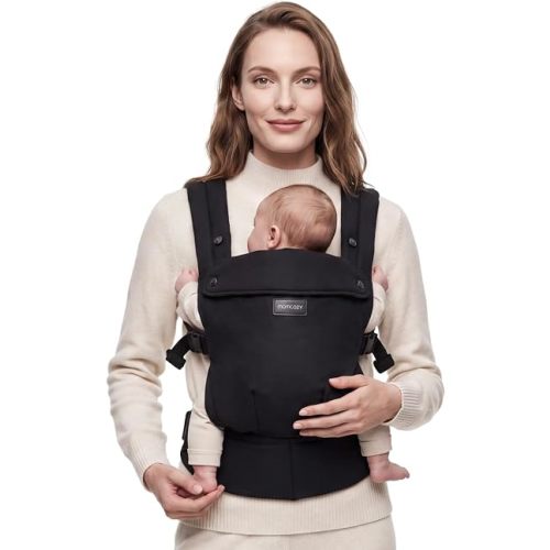 Momcozy PureHug Baby Carrier - Ergonomic, Cozy and Lightweight for 7-45 lbs