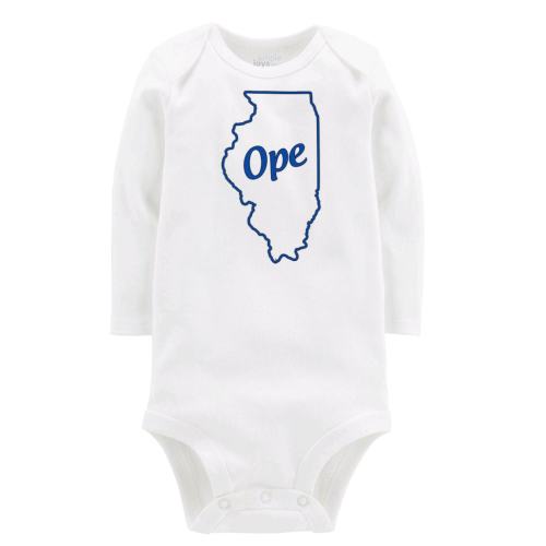 OPE Midwest Love Wisconsin State Bodysuit Illinois State - Etsy