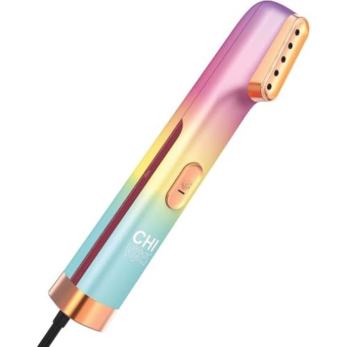 CHI VIBES Compact Garment Steamer for Clothes, Portable Handheld Travel Steamer, 800 Watts, 35-Second Heat-Up, 5 Minutes Continuous Steam, Wrinkle Remover, Pink