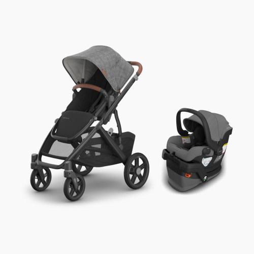 UPPAbaby Vista V3 Stroller & Mesa V3 Infant Car Seat Travel System - Greyson