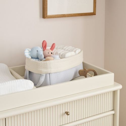 Foldover Quilted Diaper Caddy