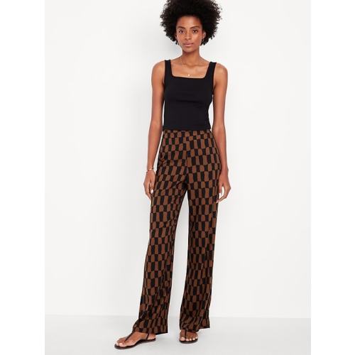 High-Waisted Playa Wide-Leg Pants
