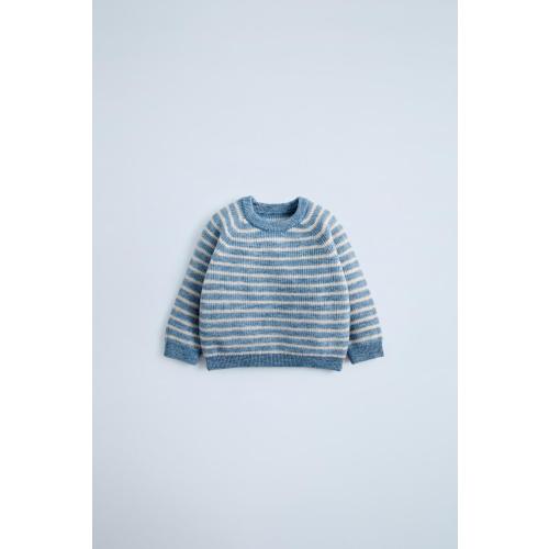 WOOL AND CASHMERE BLEND SWEATER - Blue marl | ZARA United States