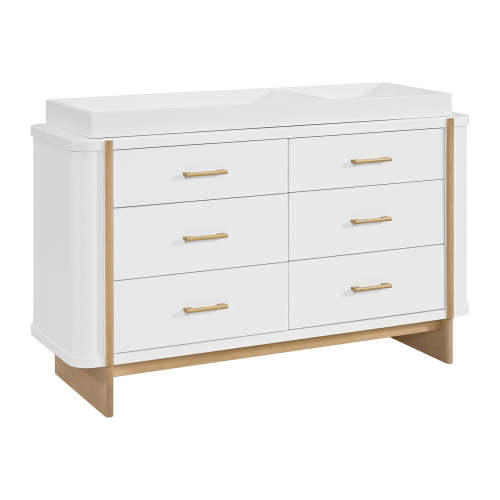 The Milan Dresser | Modern Nursery Dresser: 6 Drawers - Nurture&