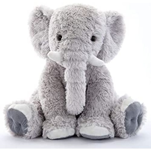MorisMos Gray Elephant Stuffed Animal Soft Elephant Plush Toy for Girls Boys,20 Inches