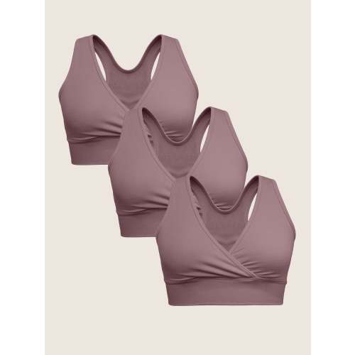 Wash Wear Spare® French Terry Nursing Bra Pack | Twilight