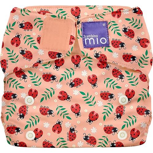 Bambino Mio Miosolo All-in-One Cloth Diaper, Loveable Ladybug