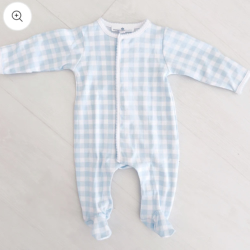 Henry Gingham Footie – Littles on 5th