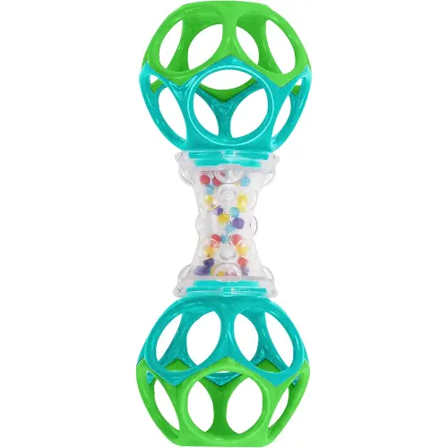 Bright Starts Oball Shaker Rattle Toy, Ages Newborn Plus