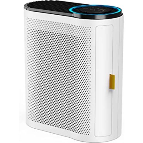 AROEVE Air Purifiers for Large Room Up to 1095 Sq Ft Coverage with Air Quality Sensors High-Efficiency HEPA Filter with Auto Function for Home, Bedroom, MK04- White