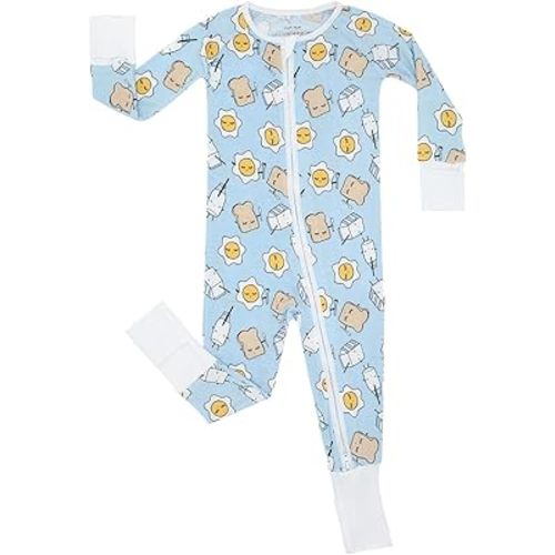 Little Sleepies Pajamas for Baby Boys & Girls, Viscose from Bamboo Baby Pajamas, Snug Baby Sleeper, Toddler PJs, 2-Way Zipper