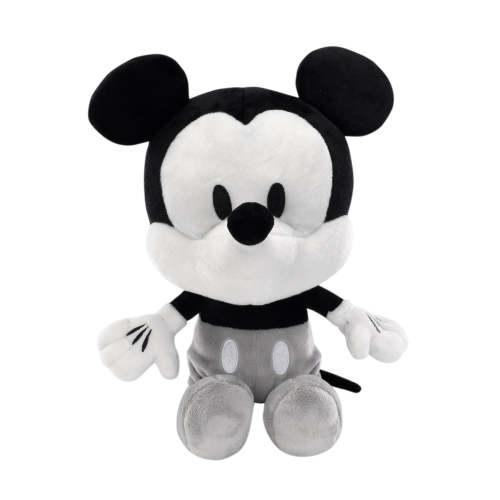 Disney Baby Mickey Mouse Black/White Plush Stuffed Animal Toy – Lambs & Ivy