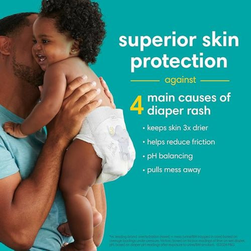 Pampers Baby Diapers - Swaddlers - Size 3, 168 Count, Ultra Absorbent Disposable Infant Diaper