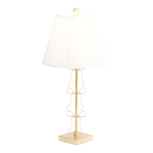 27in Metal Bow Pleated Shade Table Lamp | Home | T.J.Maxx