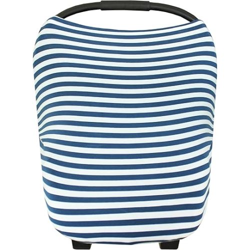 Copper Pearl Baby Car Seat Cover Canopy and Nursing Cover Multi-Use Stretchy 5 in 1 Gift The Sailor