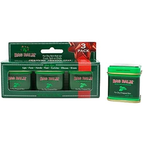 Bag Balm Skin Moisturizer Mini Tin Gift Box (Set of 3)