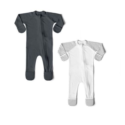 Goumikids Viscose Made from Bamboo Organic Cotton Sleep and Play Footie