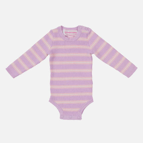 Knitted Bodysuit/Top - Orchid Stripe – La Sienna Couture