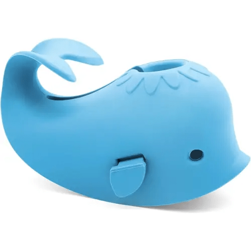 Baby Bathtub Faucet Cover, Baby Safety Protection Silicone Toys, Bath Spout Cover Baby Bathtub, Faucet Cover Baby Bathtub Silicone Whale for Kids, Toddler, Infant, Gifts for Children