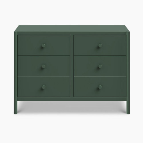 Birdie 6-Drawer Dresser - Forest Green