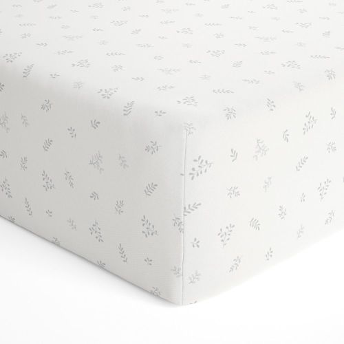 Bubba Blue Organic Cot Fitted Sheet White