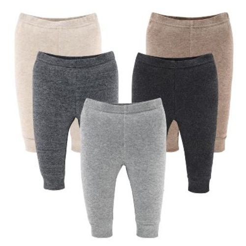 The Peanutshell Earthy Neutral Pants For Baby Boys And Girls, 5-pack Set, Multicolored, Newborn : Target