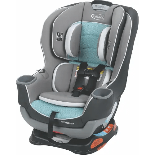 Graco Extend2Fit Convertible Baby Car Seat, Rear and Forward Facing, Adjustable Extension Panel for Extra Legroom, Spire