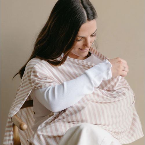 Candy Stripe Nursing Cover