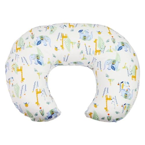 Nursing Pillow, Breast Feeding Pillow, Ergonomic Nursing Essentials for Bottle and Breast Feeding with Removable Baby Nursing Pillow Cover, Machine Washable (Elephant-2)