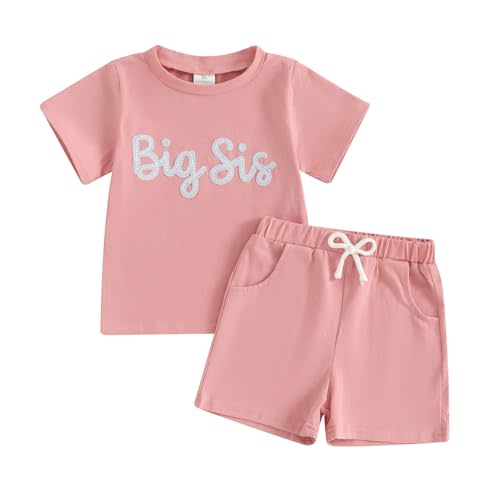 Toddler Baby Sister Brother Matching Outfits Romper/Tshirt Shorts Summer Clothes Set