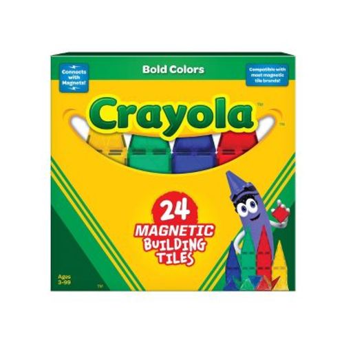 Crayola Bold Magnetic Tiles 24pc Set