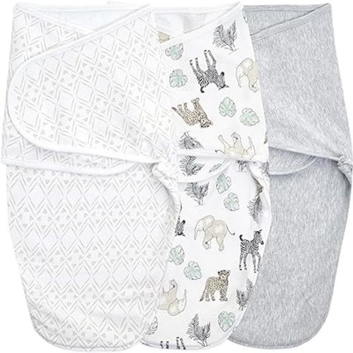 aden + anais Essentials Easy Wrap Swaddle - Easy Swaddle Newborn Swaddle Sack, Baby Swaddles, Sleep Sack Wearable Blanket