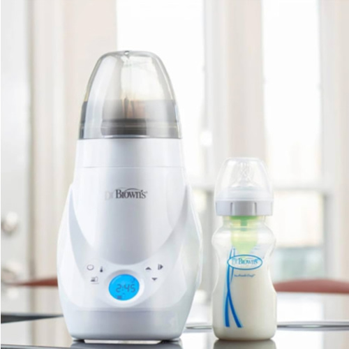Dr. Brown's Deluxe Baby Bottle Warmer and Sterilizer for Formula, Breast Milk, and Baby Food Jars