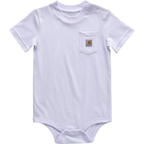 Carhartt Kid's CA5004 Short-Sleeve Pocket Bodysuit
