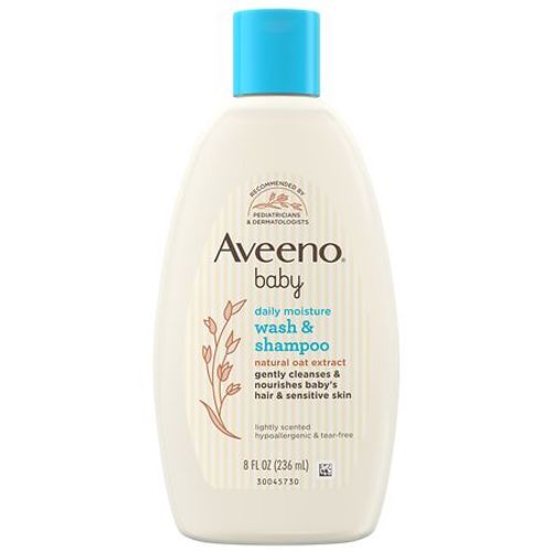 Aveeno Baby Daily Moisture Body Wash & Shampoo, Oat Extract