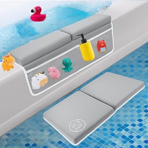 Baby Bath Kneeler, Baby Bath Kneeler and Elbow Rest Pad Set, Bath Kneeling Pad for Bathing Baby, Baby Bath Pad, Baby Bath Knee Pad, Knee Pad Bathing Baby, Baby Bath Cushion, Baby Bathroom Essentials